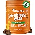 Zesty Paws Probiotics for Dogs - Digestive Enzymes for Gut Flora, Digestive Health, Diarrhea & Bowel Support - Clinically Studied DE111 - Dog Supplement Soft Chew for Pet Immune System - 250 Count