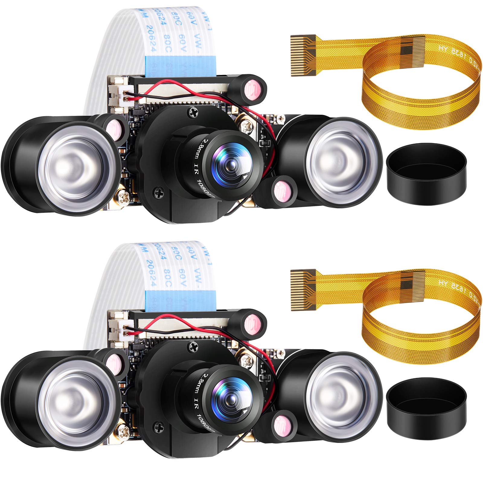 Weewooday 2 Sets for Camera 1080P Webcam 5MP OV5647