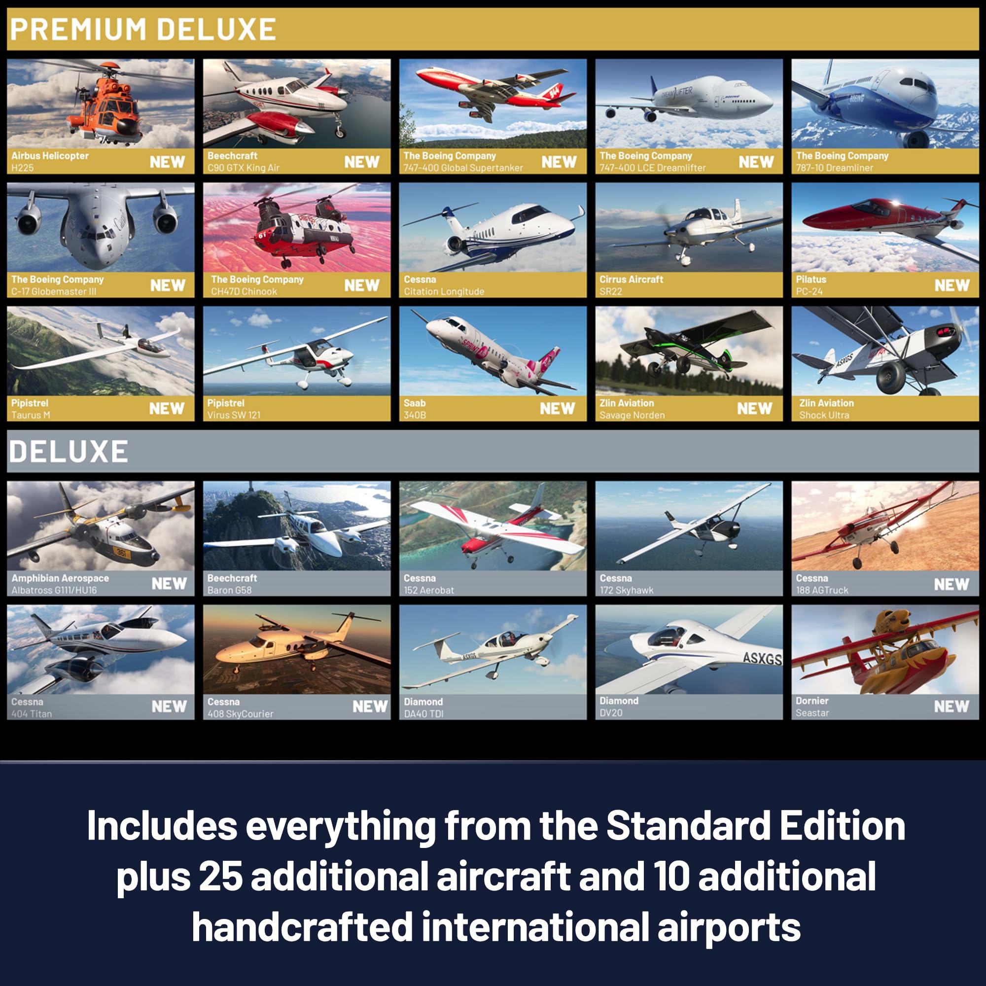 Microsoft Flight Simulator 2024 – Premium Deluxe SteelBook® Edition – Play on Xbox Series X|S and Windows PC [Digital Code] Microsoft Flight Simulator 2024 – Premium Deluxe SteelBook® Edition – Play on Xbox Series X|S and Windows PC [Digital Code] Xbox Series X|S Digital Code