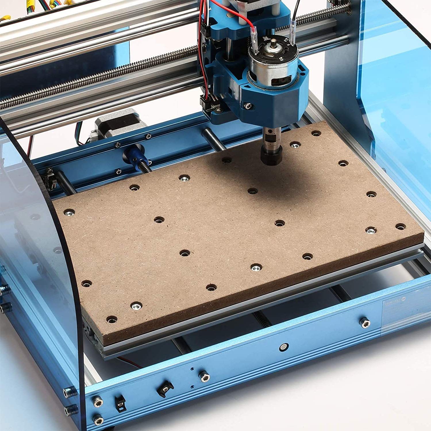 Genmitsu CNC MDF Spoilboard Table for 3018 CNC Router Machine, 30 x 18 x 1.2cm (11-4/5''x 7''x 1/2''), M6 Holes (6mm), Screws and Nuts Included