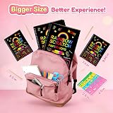 Winstico Scratch Art Paper Set 2 Books 5 Styluses 4 Templates Art Kit for Kids view 6