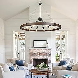 Klgxnrd 38.2'' Large Farmhouse Wagon Wheel