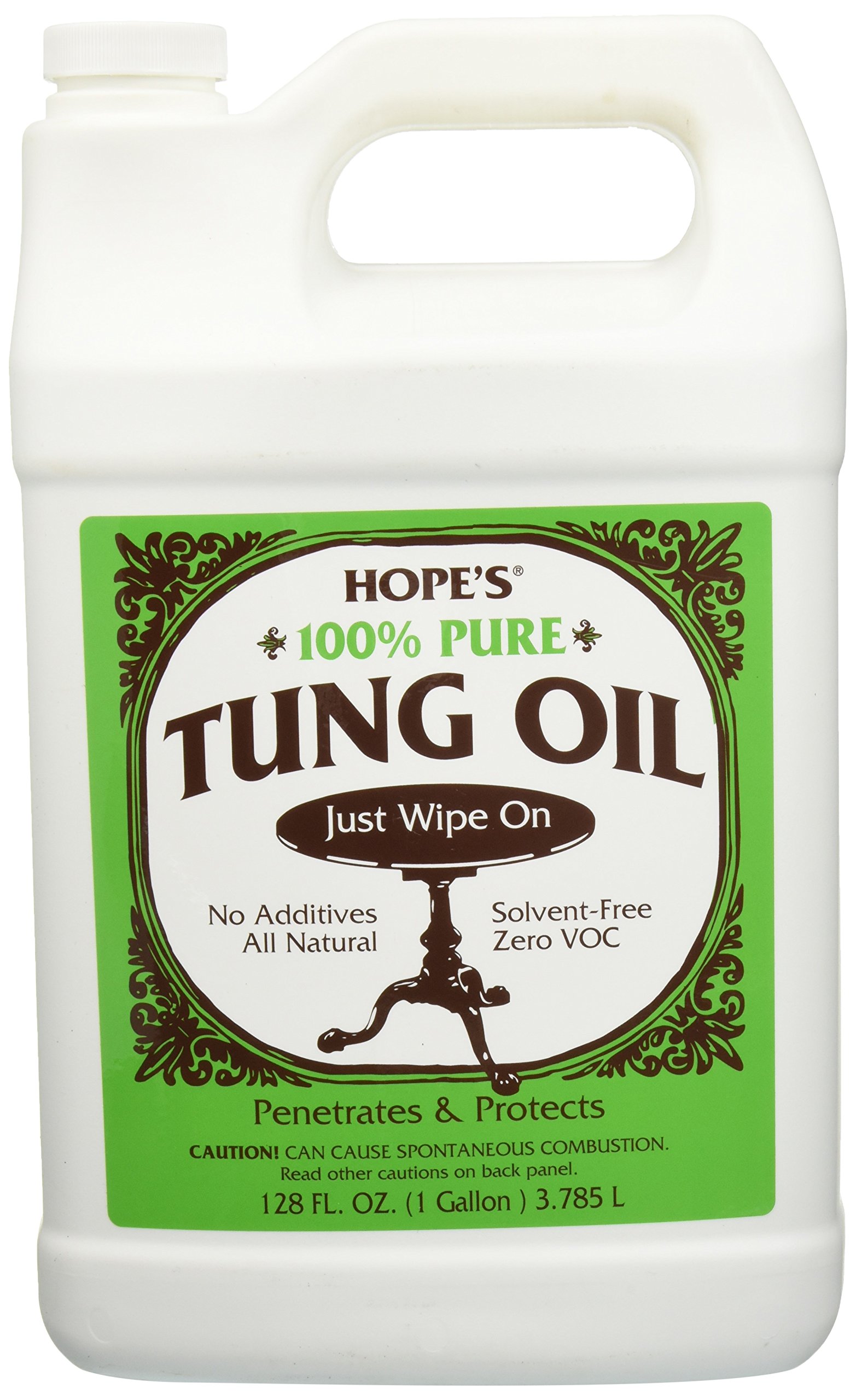 Hope Company 128to2 100% Pure Tung Oil - 1 Gallon