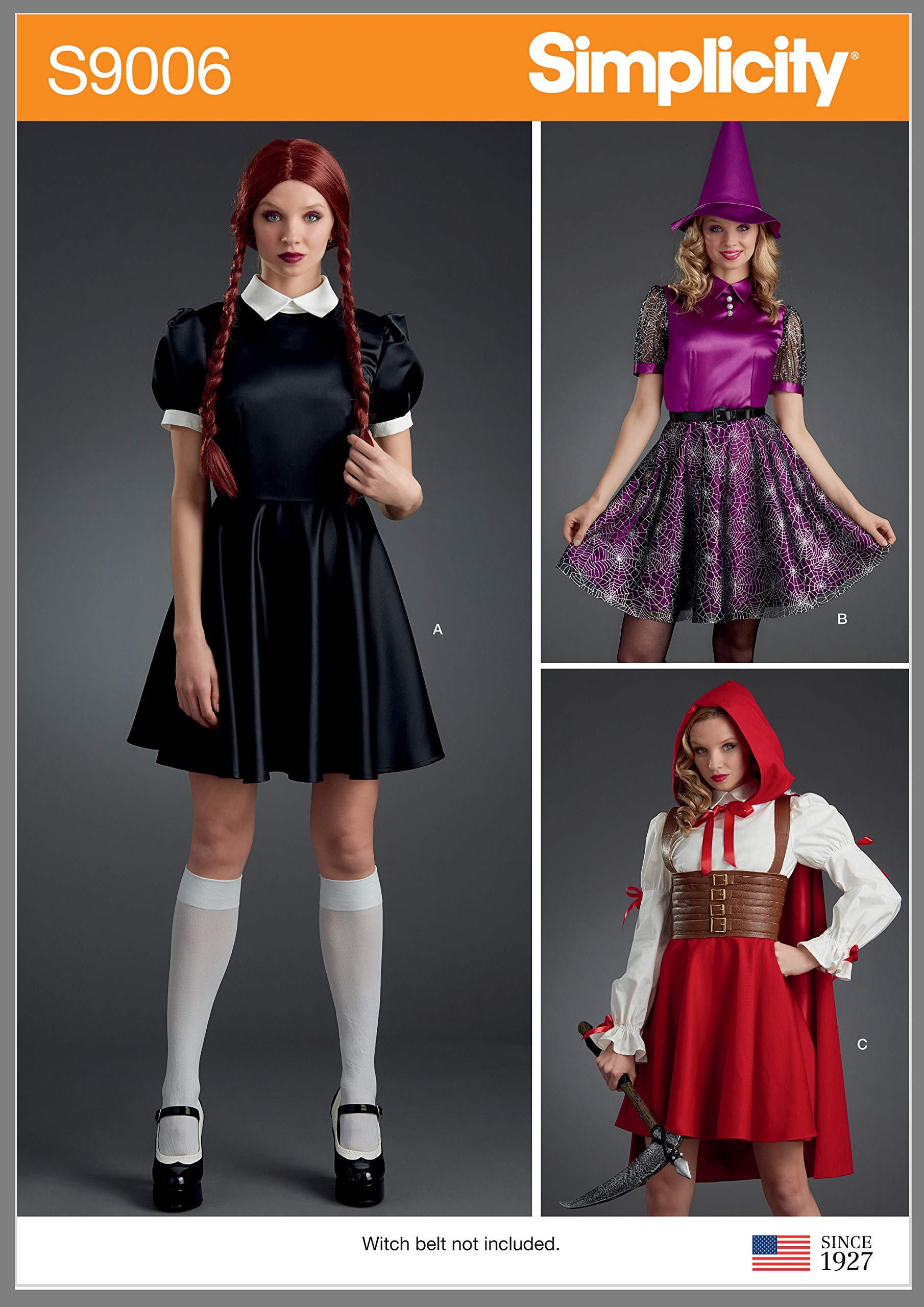 Simplicity Sewing Pattern S9006 Misses' Halloween Costumes, White