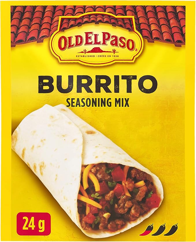 Old El Paso Burrito Seasoning Mix, 24 g Amazon.ca Grocery