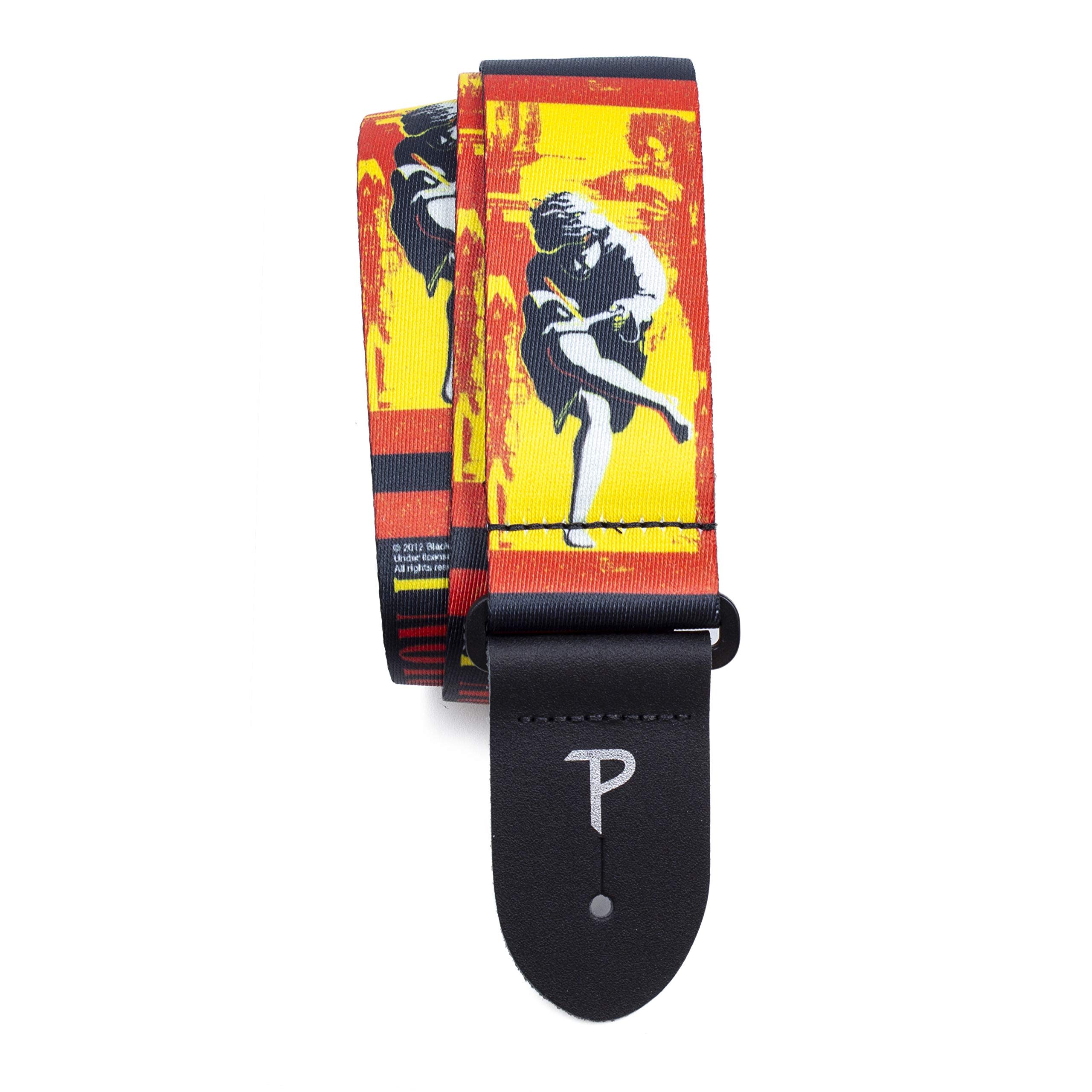 Perri's Leathers Ltd. - Guitar Strap - Polyester - Guns N Roses - Adjustable - For Acoustic / Bass / Electric Guitars - Made in Canada (LPCP-6011)