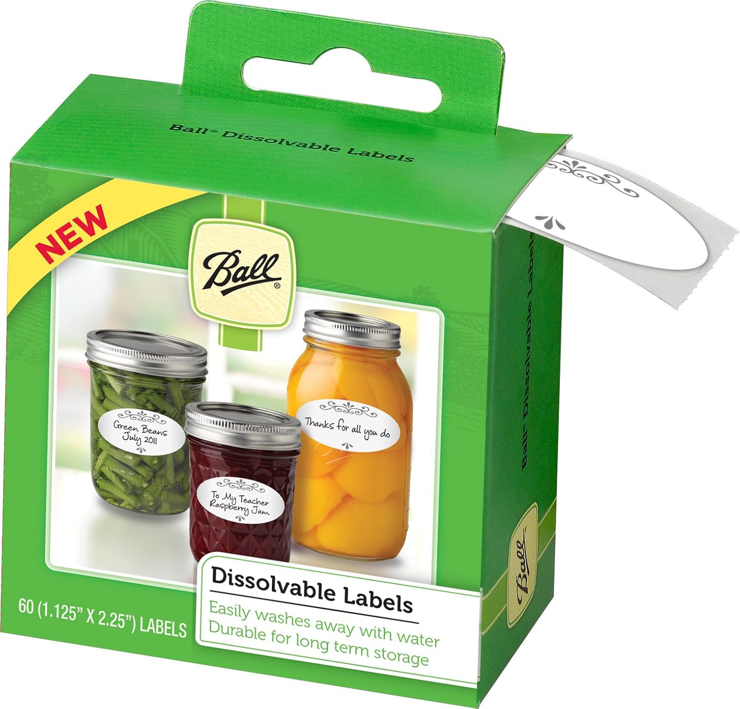 Ball Labels Dissolvable Kitchen