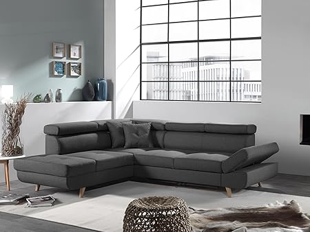 Bestmobilier Linea Canapé Dangle Gauche Convertible