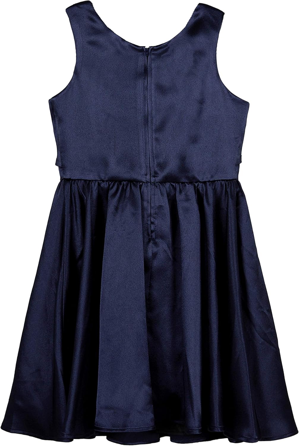 Amy Byer Girls' Fit and Flare Party Dress with Exaggerated Bow: Clothing