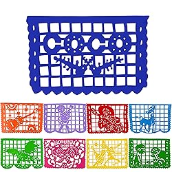 Mexican Party Decorations, 10 Large Colorful