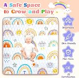 Funsland Baby Play Mat 127x127cm Foldable Crawling Floor Mat Non Slip view 3
