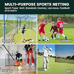 Hittop Sports Netting,Hitting Net with 33Feet Nylon