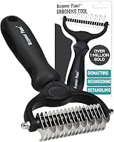 Maxpower Planet Dog Brush Double Sided Undercoat Rake Deshedding Tool