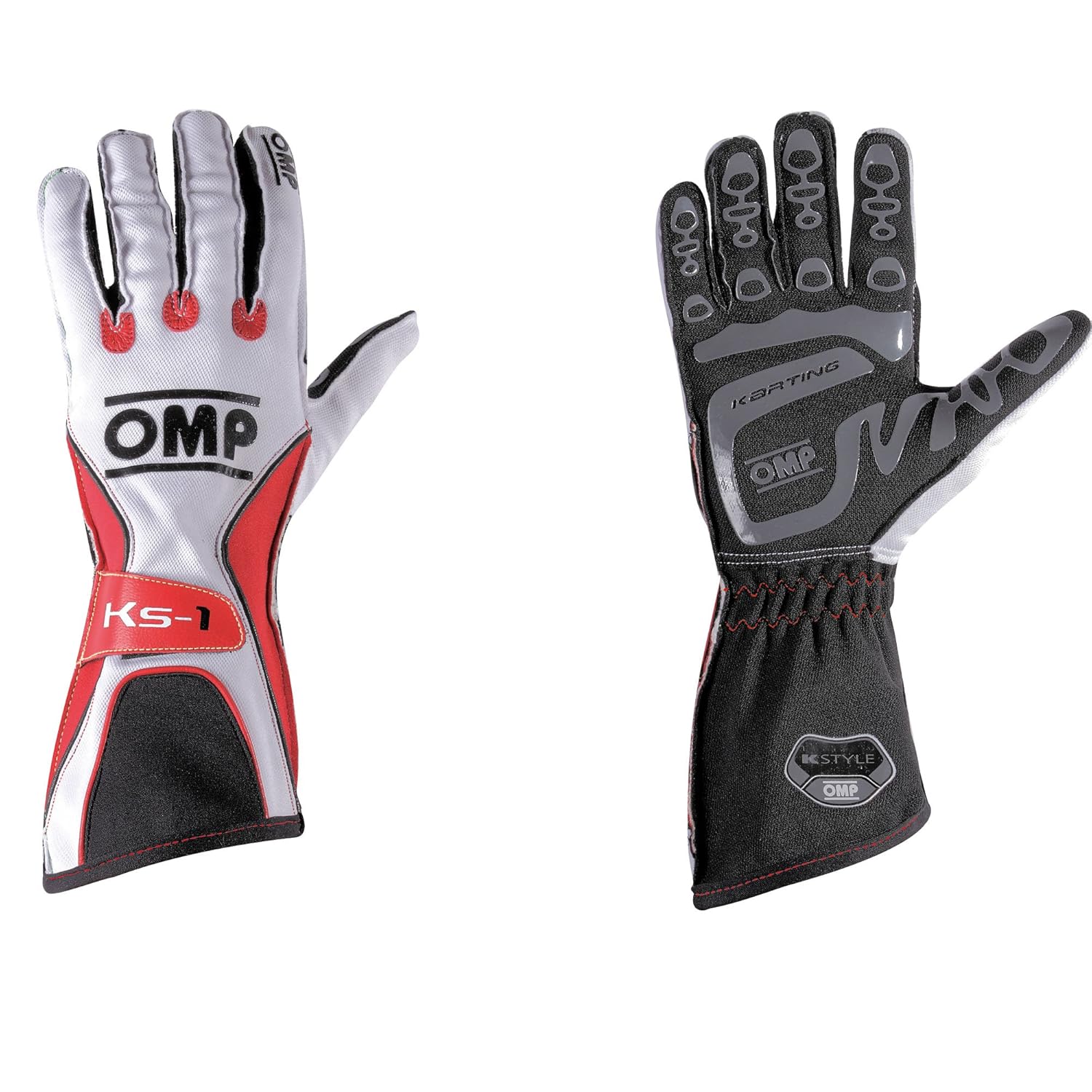 NEW! KK02741 OMP KS1 PROFESSIONAL KART KARTING GLOVES 4 COLOURS & 6