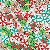 DAHI 300pcs Christmas Beads Polymer Clay Beads Christmas Polymer Clay Beads for Jewelry Makings (Green)