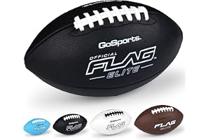 GoSports Elite Flag Footballs - Mini, Pee Wee, Junior & Youth Sizes | Premium Game Ball Feel, Maximum Grip, Kids Flag Football Equipment for Training and Game Day