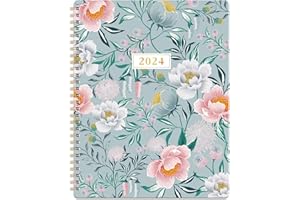 YOUTHAMAZING 2024 Planner - Planner 2024, Jan 2024 - Dec 2024, 8" x 10" Planner, 2024 Planner Weekly and Monthly with Tabs, Flexible Cover, Twin-Wire Binding, Thick Paper, Check Boxes as to do Lists ＆ Notes