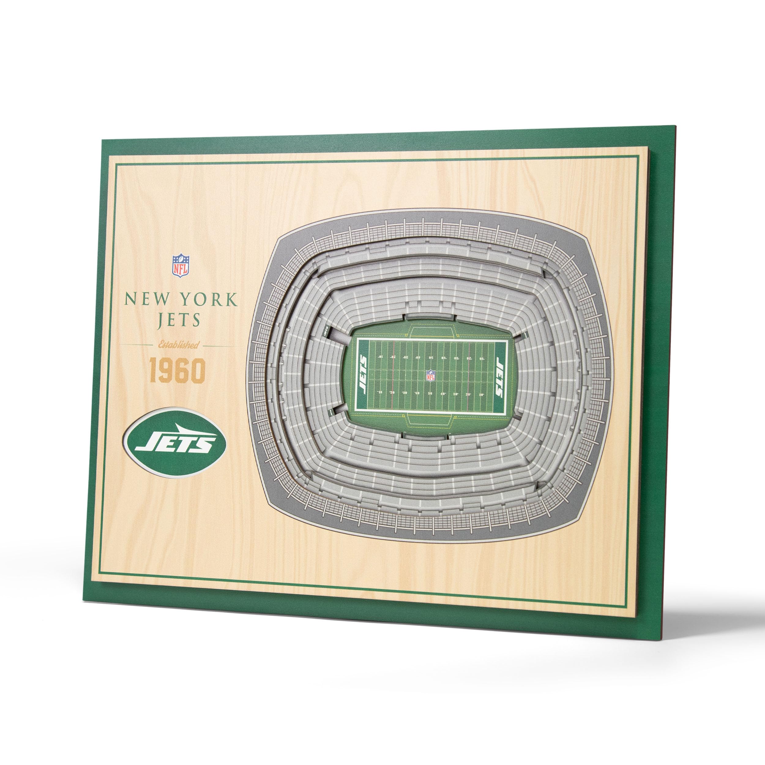 YouTheFan NFL 5-Layer 17 x 13 StadiumViews 3D Wall Art Image