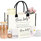Boss Lady Gifts for Women Boss Gifts for Women Best Bosses Gift for Woman Thank You Appreciation Birthday Office Gift Set for Bosses Feamle 11 Pcs Gift