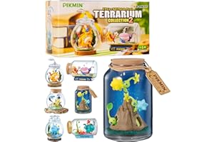 Hamee RE-Ment Pikmin Blind Box Miniature Figure Set for Birthday Gift, Party Favor, Collectible Toy (Pikmin Terrarium Collect