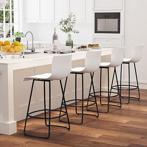 POINTANT Modern Swivel Bar Stool Set of Counter Height