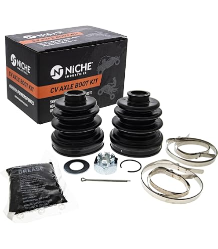 Amazon.com: NICHE Front Rear CV Axle Boot Kit For Polaris 2204361