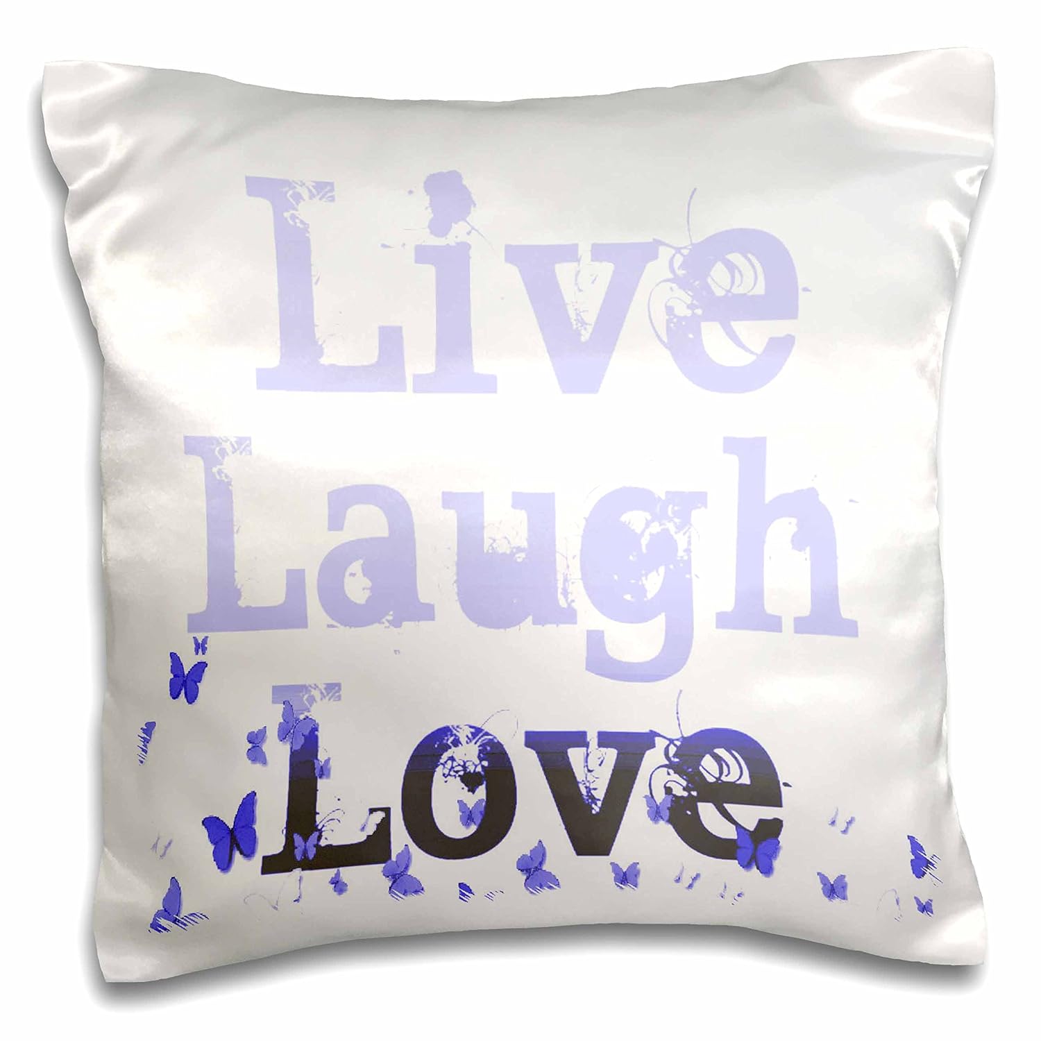 Amazon Com 3drose Live Laugh Love Purple Butterflies