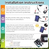 BTGGG Solar Water Fountain Rockery Garden Light 19x51 cm Outdoor Feature view 6