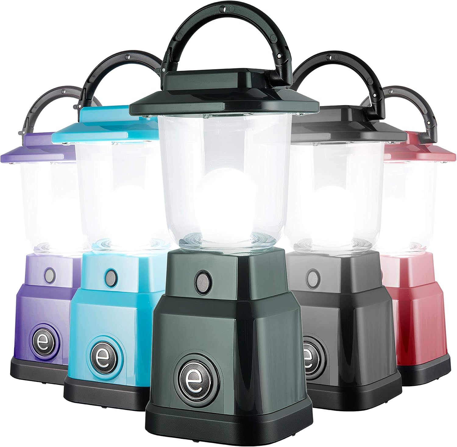 Enbrighten LED Mini Camping Lantern, Battery Powered, 200 Lumens, 40 Hour Runtime, 3 Light Levels, Ideal for Hiking, Outdoors, Emergency, Snow, Hurricane and Storm, Green, 49560: Home Improvement