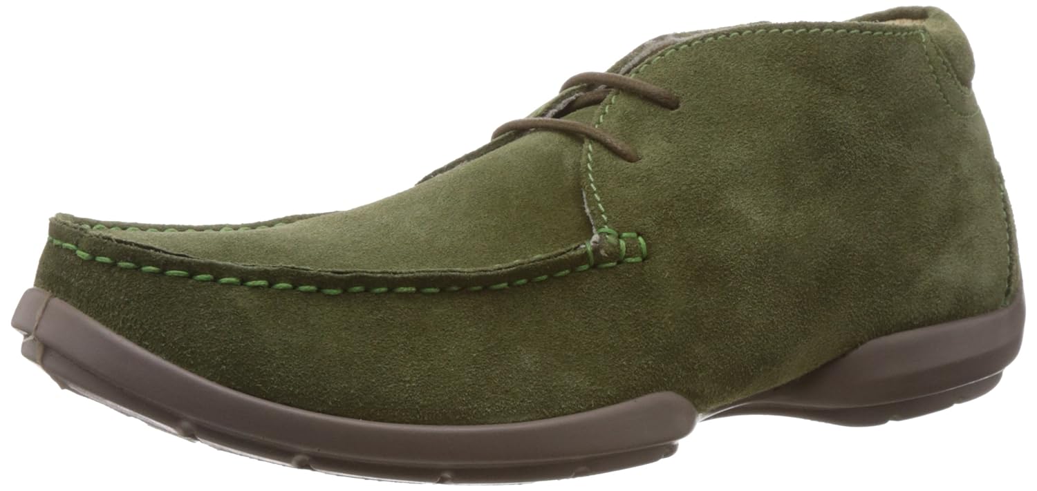 woodland men's leather boat shoes