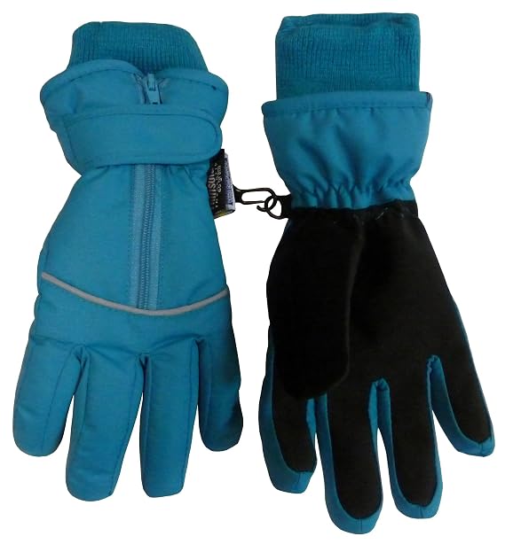 N Ice Caps Kids Thinsulate And Waterproof Easy On Zip Up Reflector
