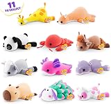 Hug-A-Lumps Axolotl Medium Ally Weighted Plush by ZURU Cuddly Squishy view 2
