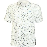 Under Armour Men's UA Iso-Chill Floral Men's Polo 1377295 (as1, Alpha, l, Regular, Regular, White 100)