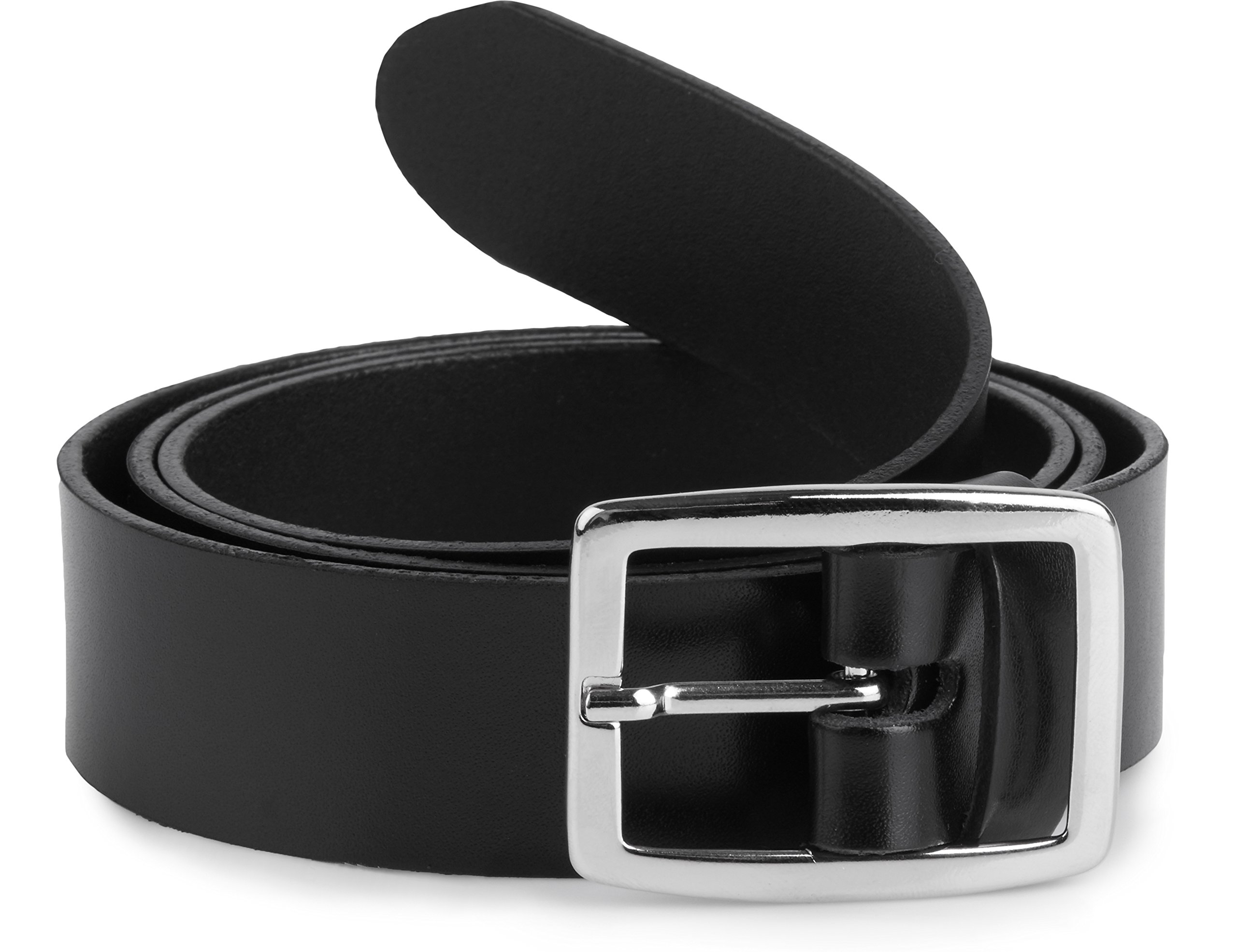 Merry Style Women's Leather Belt D41(Black-2, 95 cm (Total length 114 cm)) — image 1