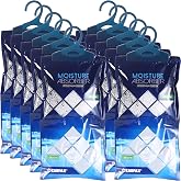 ZARPAX Hanging Moisture Absorber Bags Activated Charcoal 10.5oz - Set of 10 | Moisture Absorbing Bags for Bathroom, Closet &amp; Kitchen - Removes Moisture, Humidity &amp; Odors - Set of 10 Activated Charcoal
