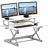 SHW 36-Inch Height Adjustable Standing Desk