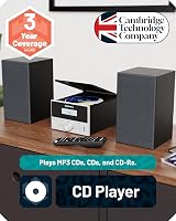 Oakcastle HIFI150 5.2 Bluetooth CD Player with 20W Speakers view 3