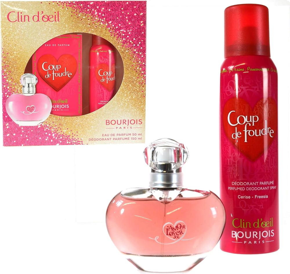 Bourjois Clin D'Oeil Coup De Foudre EDP 50ml + Deodorant 150ml Gift Set Made