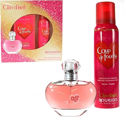 Bourjois Clin D'Oeil Coup De Foudre EDP 50ml + Deodorant 150ml Gift Set Made