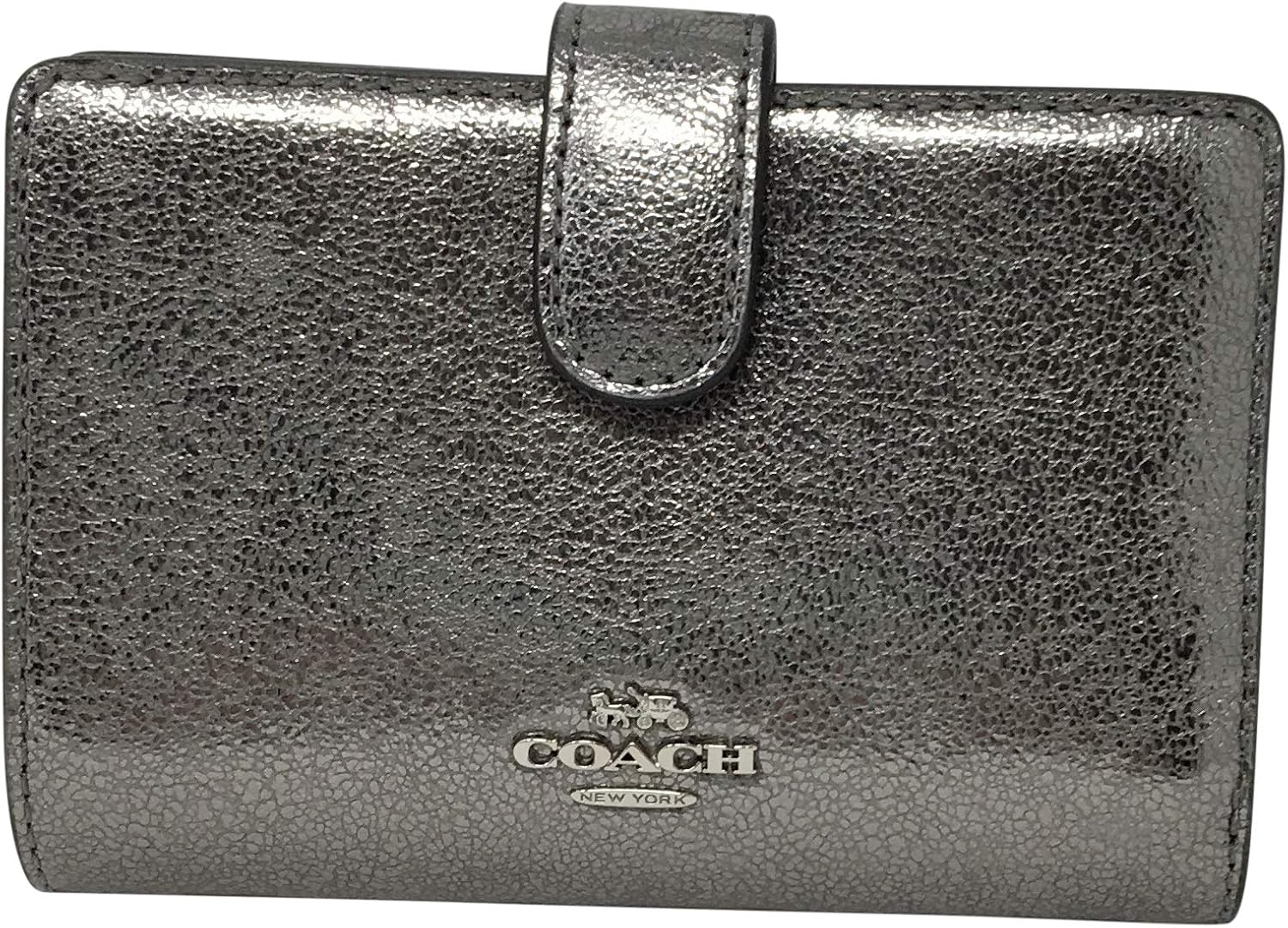 coach gunmetal wallet