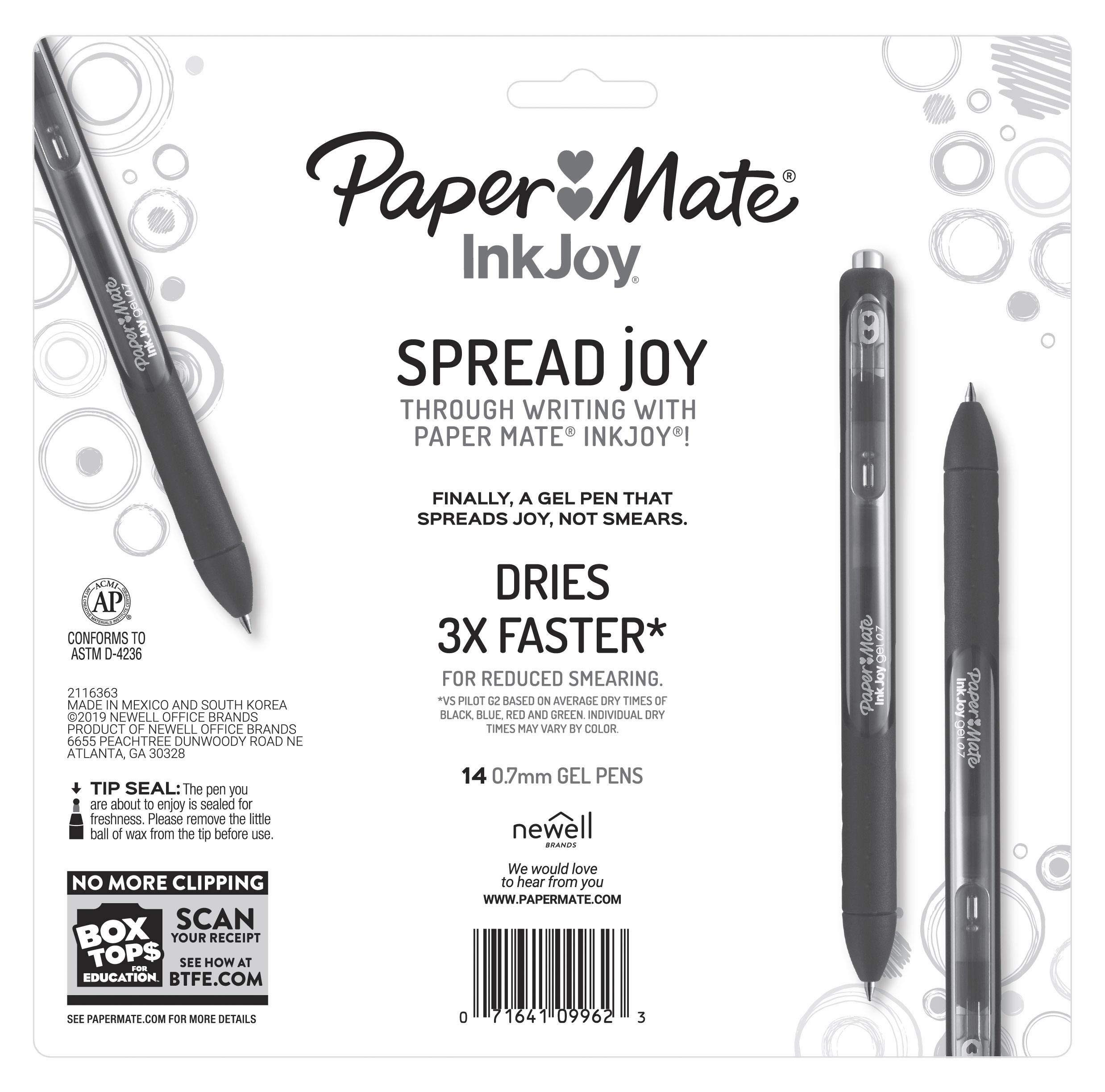 Paper Mate Gel Pens, InkJoy Pens, Medium Point, Assorted, 14 Count Buy