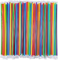[Individually Wrapped] 200 Pcs Colorful Flexible