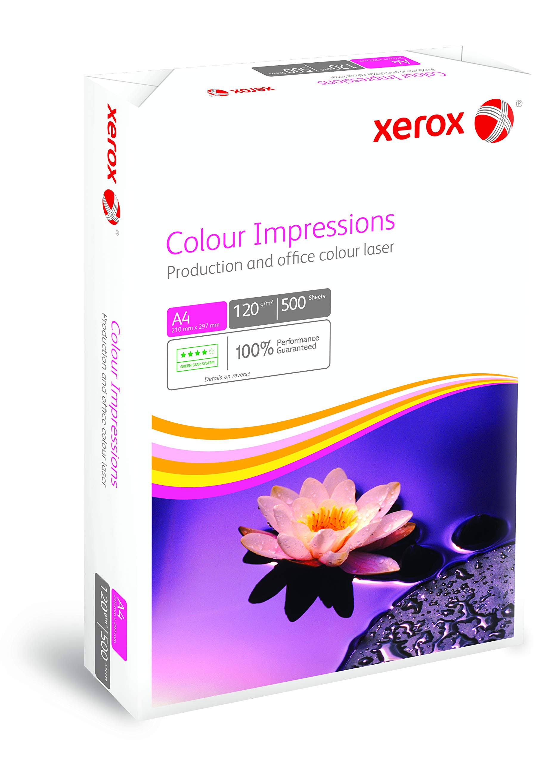 Xerox Colour Impressions 003R98685 Premium Colour Laser Printer Paper for Colour Laser and Inkjet Printers DIN A4 120 g/m² 500 Sheets White
