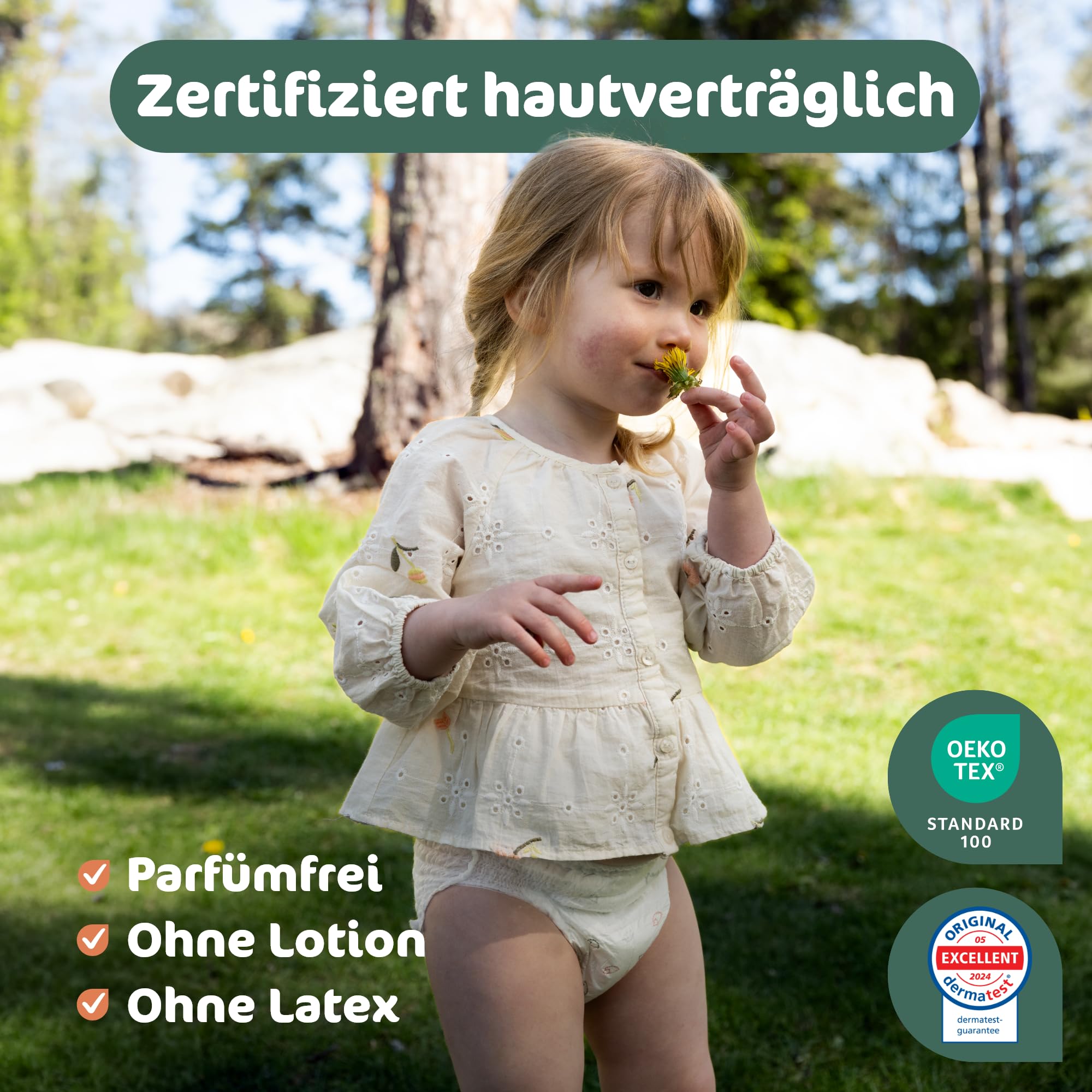 Naty FreeMovers Baby Pants Höschenwindeln, Größe 4 (8–15 kg), 22 Stück 4