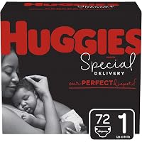 Huggies Special Delivery Hypoallergenic Baby Diapers, Size 1, 72 Ct