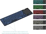 Arteck HB305-4B Universal Backlit Bluetooth Keyboard with Touchpad view 6