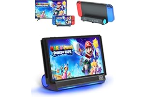 SIKROFEGEN Switch Dock,Portable Docking Station for Switch/Switch OLED Support TV Mode,Switch Charging Dock with 4K/1080P HDMI2.0 Port/ 2*USB2.0 Port/USB-C Charging Port