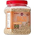 Baron’s Orzo Pasta Original | 1 Pack of 21.16oz Kosher Jars | Natural Israeli Rice-Shaped Orzo for Soups, Casseroles & Salads | Cooks in 10 Minutes for Creamy & Delicious Risotto’s or Rice Pilaf