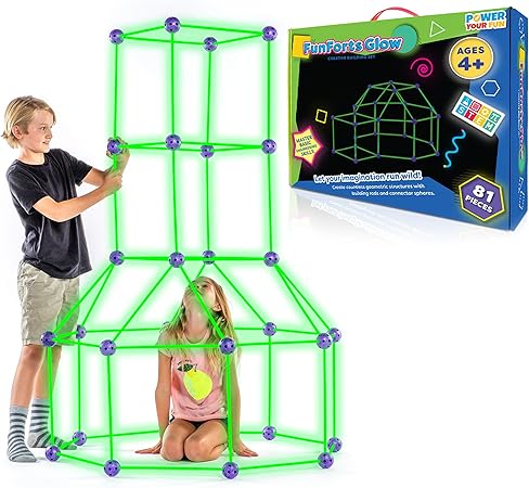 Fun Forts Glow Fort Building Kit 