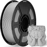 PETG Matte Filament 1.75mm, Low Gloss for 3D Printing, 1KG, Grey | Premium Matte Finish, Strong &amp; Durable, Easy &amp; Stable Printing, Excellent Layer Adhesion, Compatible with Most FDM Printers